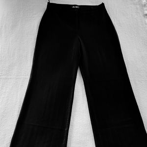 Black Pants with Silver & Burgundy Stripes, size 6